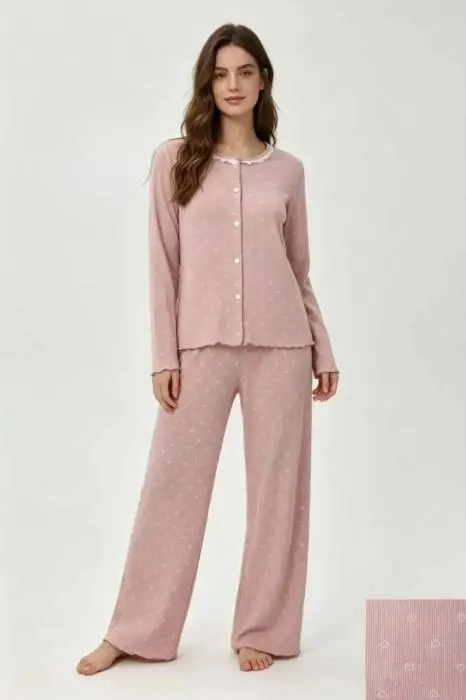 Комплект домашний рубашка и брюки женский (р-р S-XL)