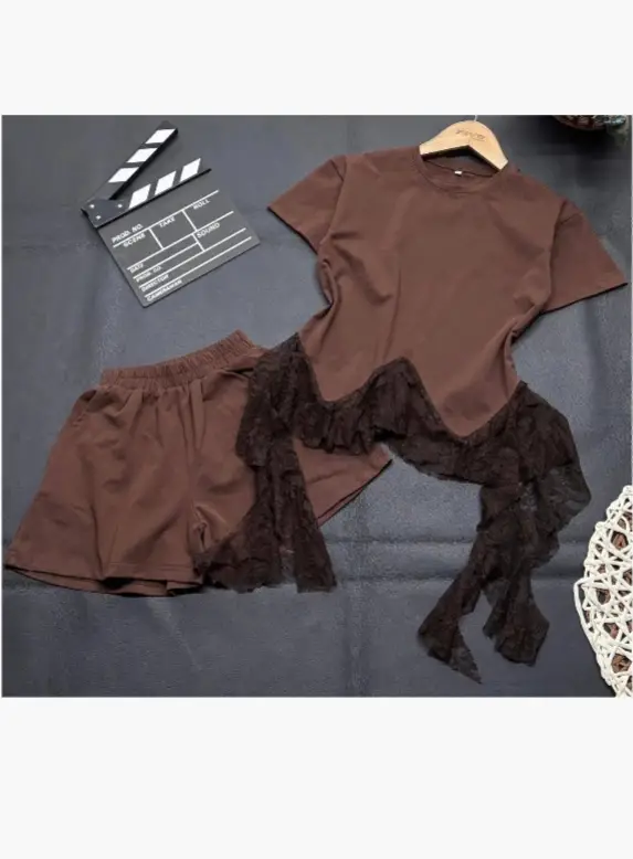 Костюм двойка с шортами для девочки (р-р 36-44)