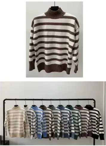 Свитер женский с воротником р-р единый 50-58