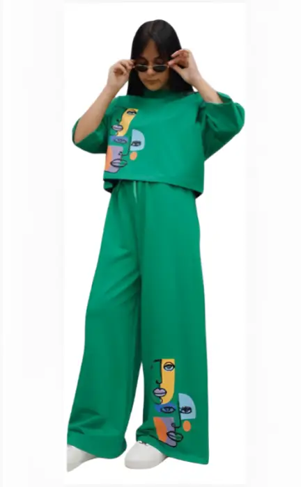 Костюм футболка-брюки для девочки (р-р 10-14 лет)