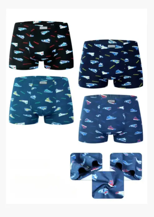 Трусы боксеры мужские с принтом (р-р XL-4XL)