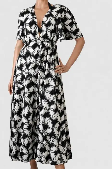 Туника пляжная длинная женская (р-р L-2XL)