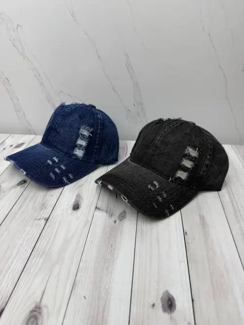Бейсболка унисекс джинсовая (р-р 56-60)