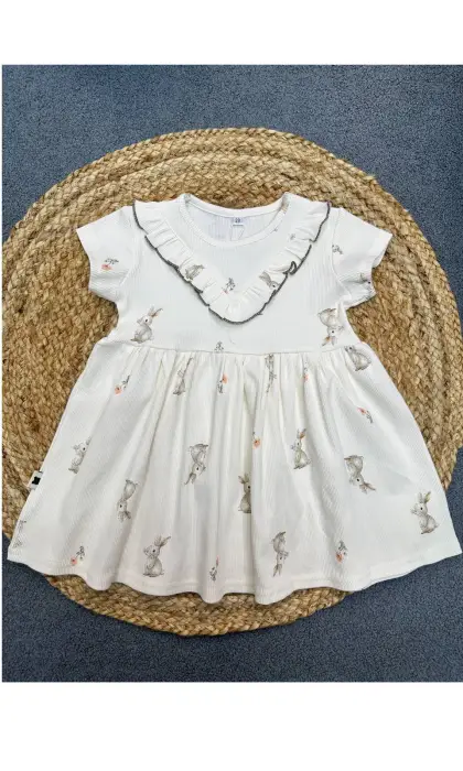 Платье с рюшами для девочки р-р 2-6 лет