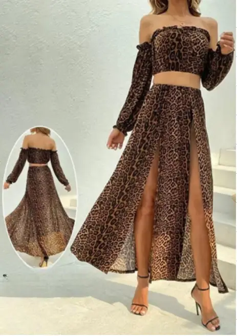 Платье пляжное шифоновое комплект женский (р-р M L XL)