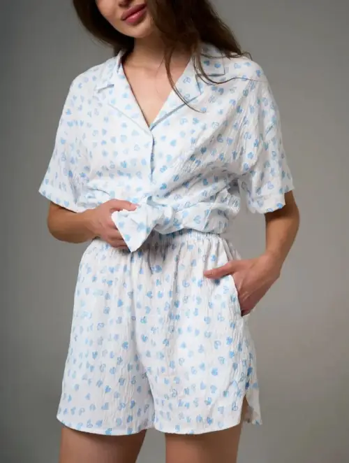 Пижама с шортами женская (р-р 42-50)
