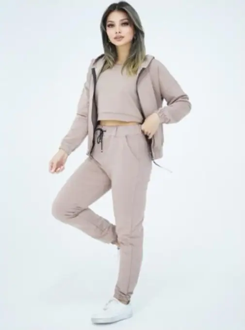 Спортивный костюм женский тройка, двунитка ( р-р 44-50)