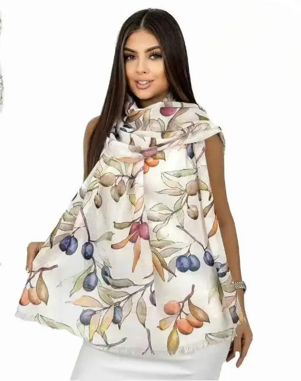 Палантин женский хлопок (70*180)