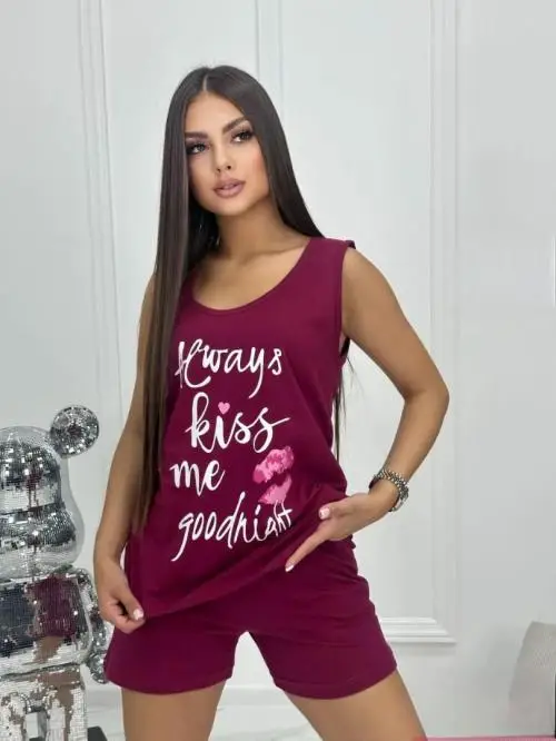 Комплект домашний женский: майка-шорты (р-р 48-58)