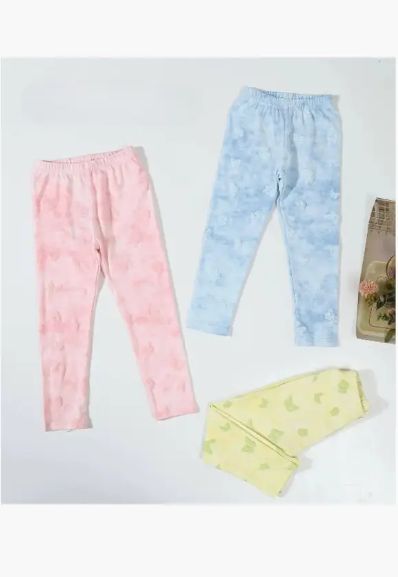 Лосины с принтом для девочки (р-р 80-120)