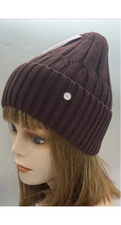 Шапка осенняя-весенняя женская вязаная (р-р 55-58)