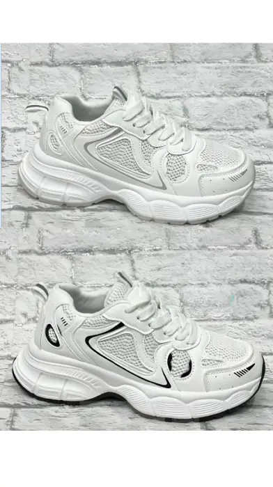 Кроссовки на высокой платформе спортивные женские р-р 36-41