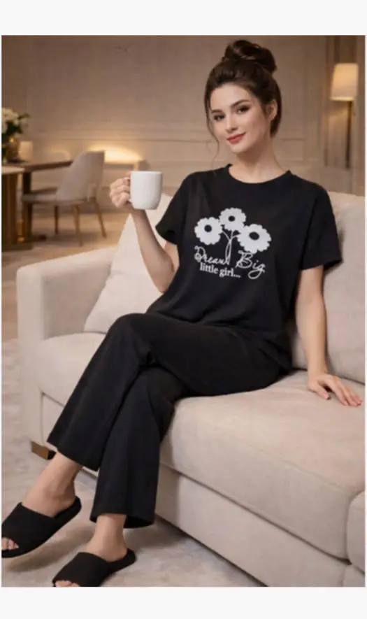 Комплект домашний: футболка и брюки (р-р 50-60)