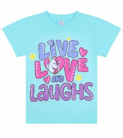 Футболка для девочки с принтом (р-р 4-8 лет)