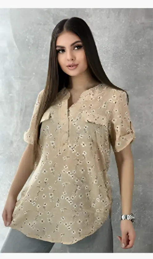 Рубашка женская повседневная (р-р 50-60)