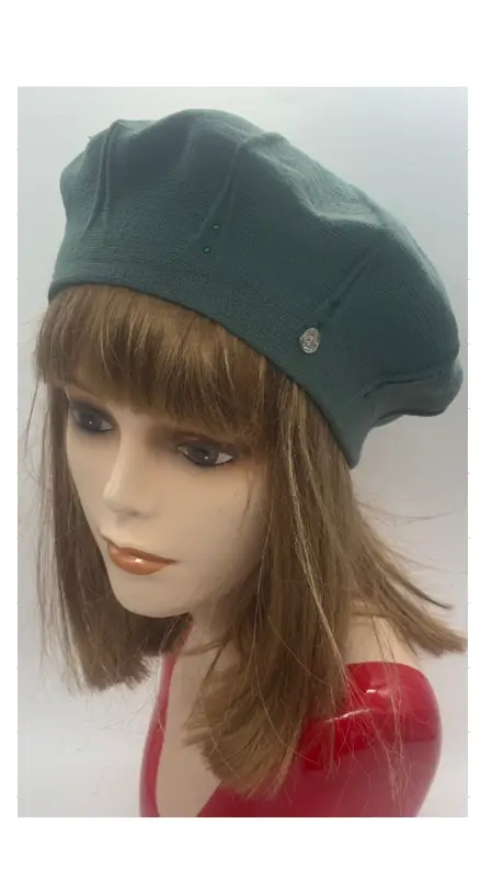 Берет женский- однослойная вязка (р-р 55-58)