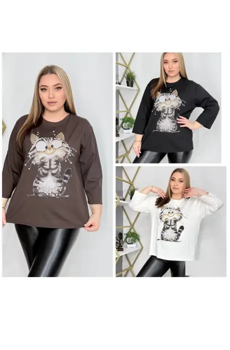 Лонгслив джемпер женский хлопок (р-р 48-54)