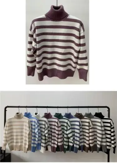 Свитер женский с высоким воротником р-р единый 50-58