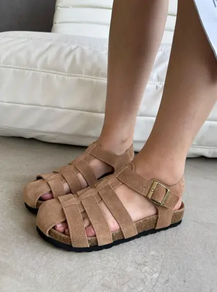Женские сандалии из эко замши (р-р 36-41)