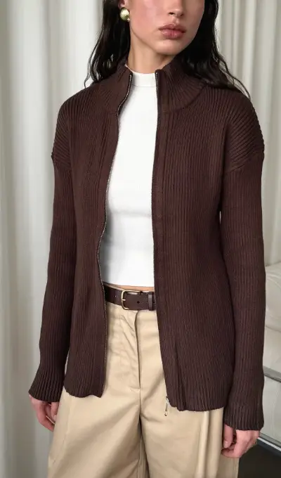 Джемпер на замке женский (р-р 42-48)