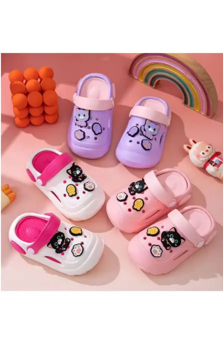 Сабо детские с украшениями р-р 24-29