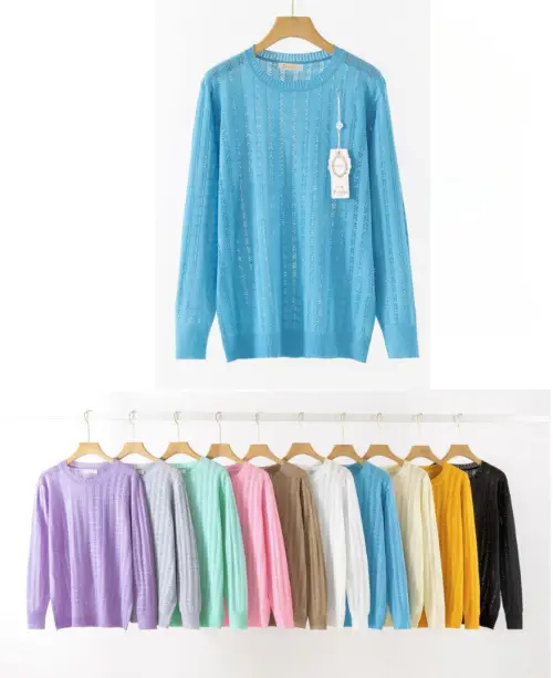 Джемпер ажурный женский трикотажный (р-р 52-54)