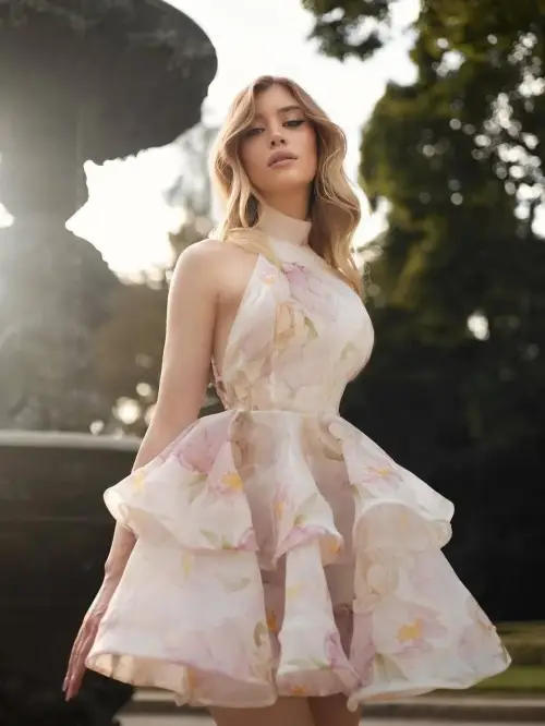 Платье женское воздушное, с открытой спиной (р-р 42-44)