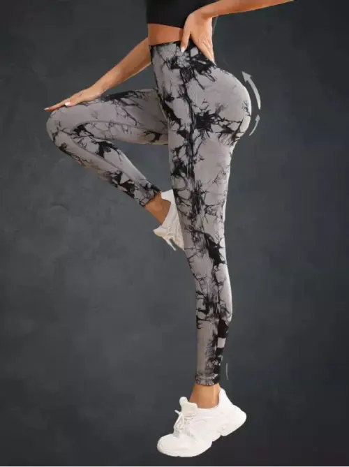 Лосины утягивающие спортивные женские (р-р S-XL)