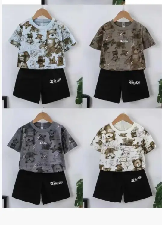 Костюм летний для мальчика шорты с футболкой (р-р 90-130)