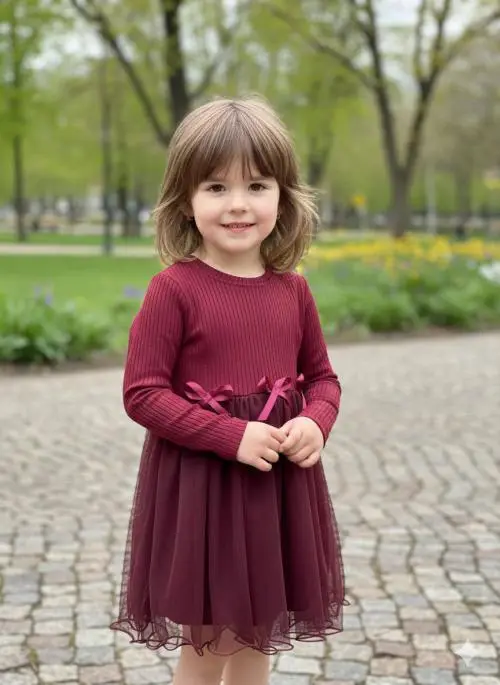 Платье в рубчик с фатином р-р 28-34