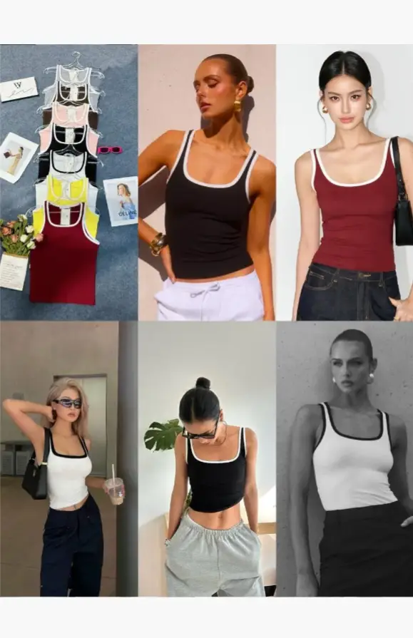 Майка топ женская обтягивающая (р-р единый 42-48)