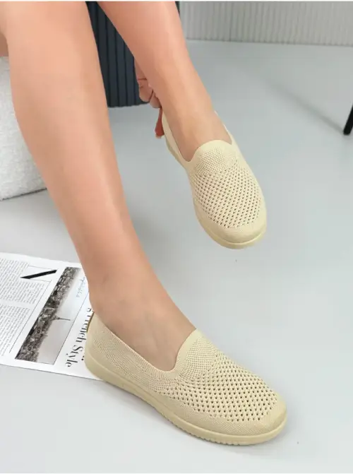 Слипоны текстильные легкие мягкие на платформе р-р 36-41