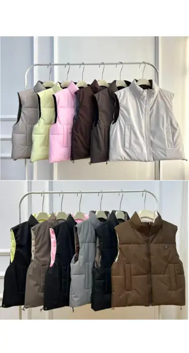 Жилет женский двухсторонний укороченный р-р M-2XL