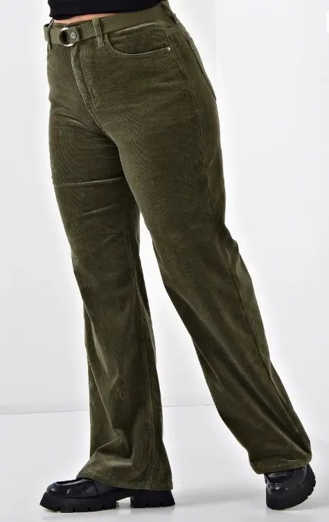 Брюки вельветовые широкие женские (р-р 25-30)