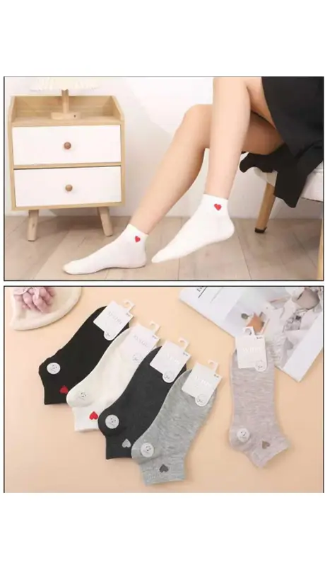 Носки с сердечками женские р-р 36-41