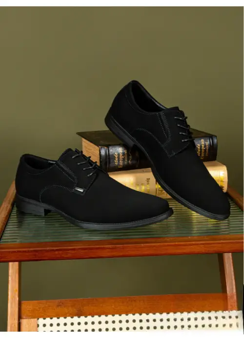 Туфли замшевые мужские на шнуровке (р-р 40-45)