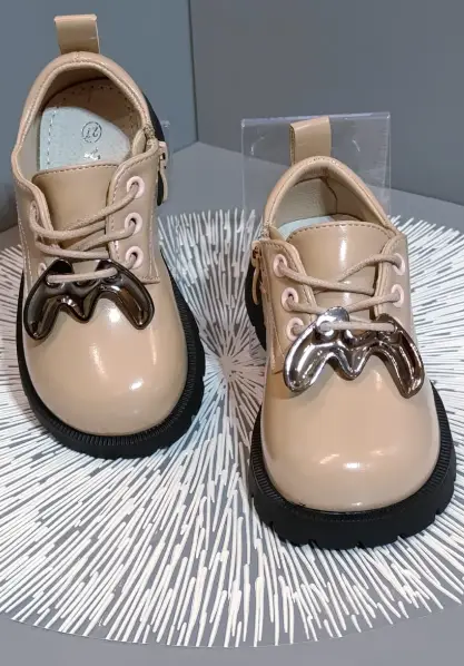 Детские ботинки на девочку на шнурках (р-р 26-31)