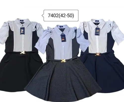 Школьное платье нарядное на девочку ( р-р 42-50)