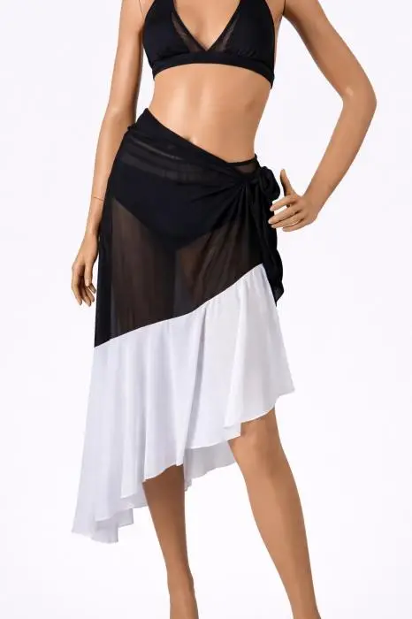 Юбка-парео женская пляжная (р-р L-2XL)