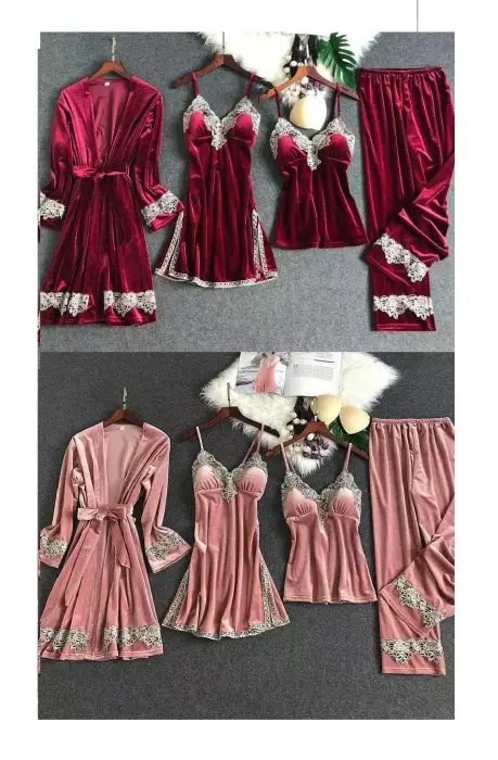 Комплект халат, сорочка, майка, брюки р-р 42-50