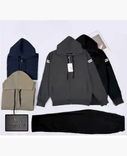 Костюм спортивный с толстовкой и брюками мужской (р-р XL-5XL)