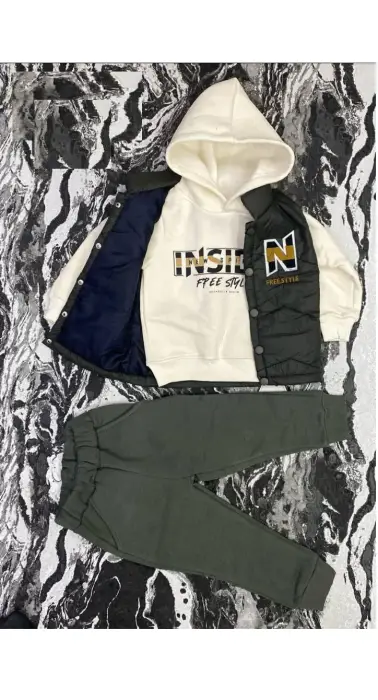 Костюм для мальчика тройка с начёсом (2-5 лет)