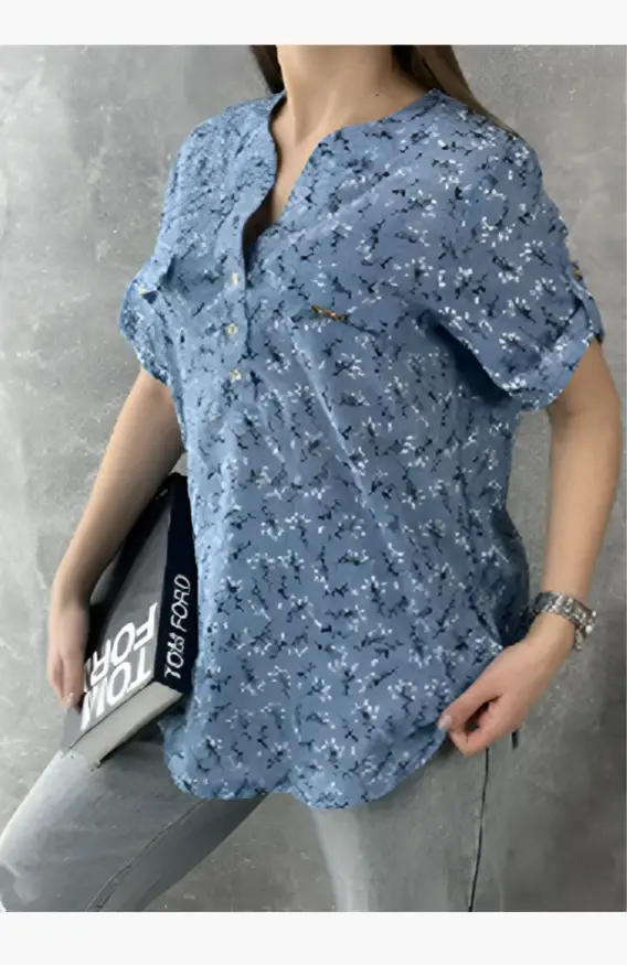 Рубашка женская повседневная (р-р 50-60)