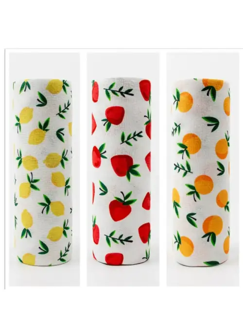 Салфетки для кухни с принтом фрукты 25*25