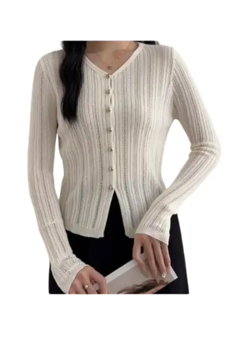 Кардиган тонкий на пуговицах р-р 42-48