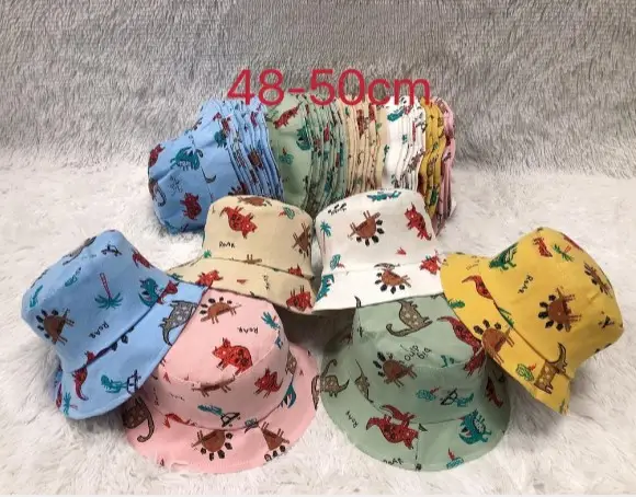 Панама детская летняя , принт, хлопок ( р-р 48-50)