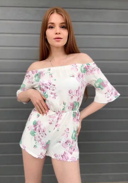 Женский комбинезон с шортами (р-р 40-46)