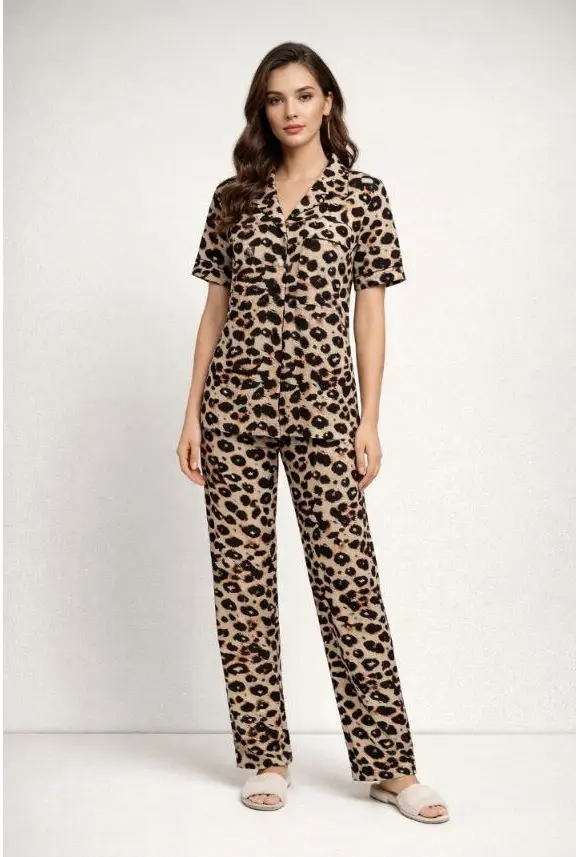 Пижама со штанами женская р-р 48-58