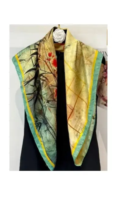 Платок женский шёлковый (р-р 90*90 см)