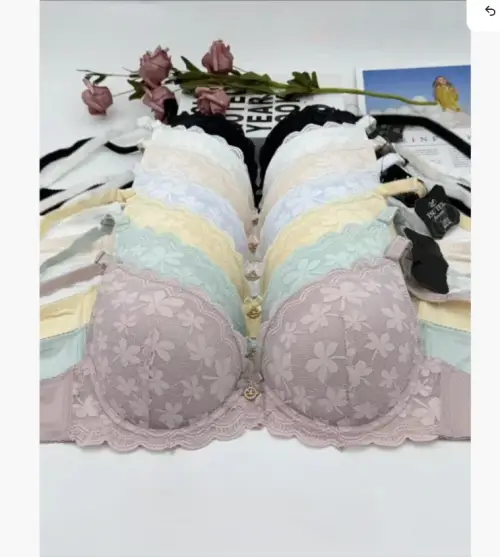 Бюстгальтер без пушап с кружевом женский (р-р 75В-90В)